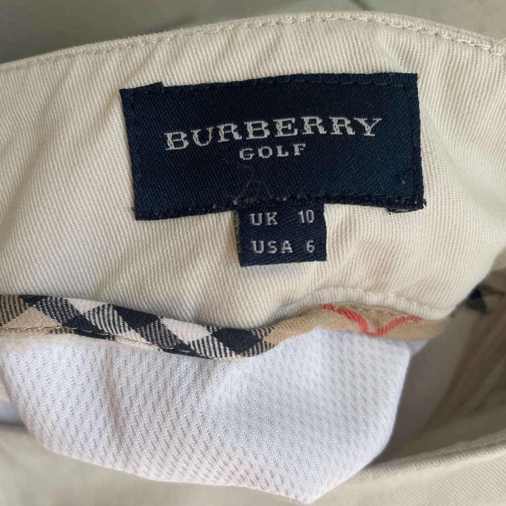 Burberry Golf Skort with Check Trim